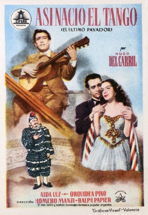 El &uacute;ltimo payador - Spanish Movie Poster (thumbnail)