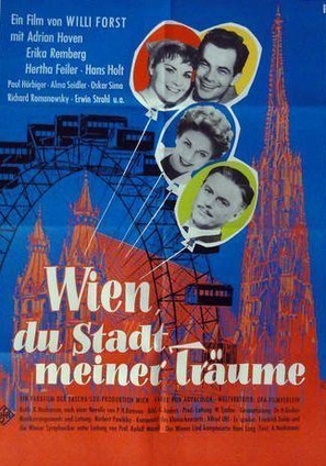 Wien, du Stadt meiner Tr&auml;ume - German Movie Poster (thumbnail)