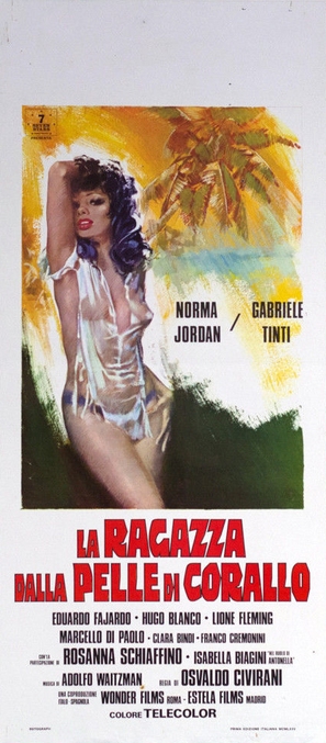 La ragazza dalla pelle di corallo - Italian Movie Poster (thumbnail)