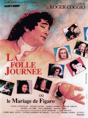 La folle journ&eacute;e ou Le mariage de Figaro - French Movie Poster (thumbnail)