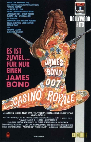 Casino Royale - German VHS movie cover (thumbnail)