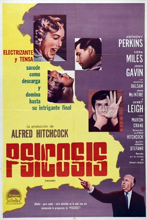 Psycho - Argentinian Movie Poster (thumbnail)