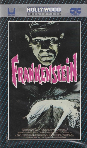 Frankenstein - German VHS movie cover (thumbnail)