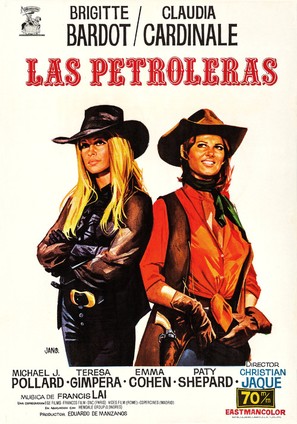 Les p&eacute;troleuses - Spanish Movie Poster (thumbnail)