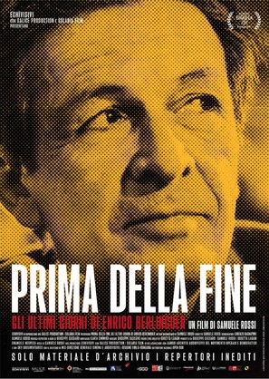 Prima della fine - Gli ultimi giorni di Enrico Berlinguer - Italian Movie Poster (thumbnail)