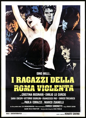 I ragazzi della Roma violenta - Italian Movie Poster (thumbnail)