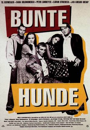 Bunte Hunde - German poster (thumbnail)