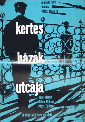 Kertes h&aacute;zak utc&aacute;ja - Hungarian Movie Poster (thumbnail)