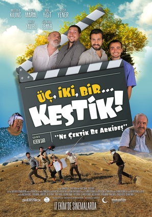 &Uacute;&ccedil;, iki, bir...Kestik! - Turkish Movie Poster (thumbnail)