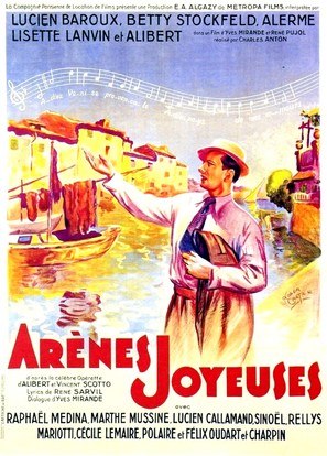 Ar&egrave;nes joyeuses - French Movie Poster (thumbnail)