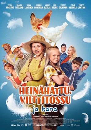 Hein&auml;hattu, Vilttitossu ja kana - Finnish Movie Poster (thumbnail)