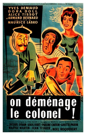 On d&eacute;m&eacute;nage le colonel - French Movie Poster (thumbnail)