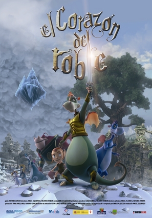 El coraz&oacute;n del roble - Spanish Movie Poster (thumbnail)