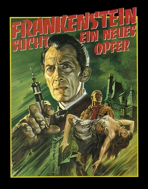 Frankenstein Must Be Destroyed - German Movie Poster (thumbnail)