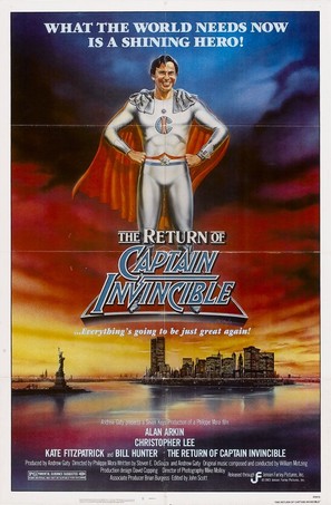The Return of Captain Invincible - Movie Poster (thumbnail)