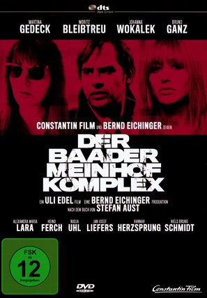 Der Baader Meinhof Komplex - German DVD movie cover (thumbnail)