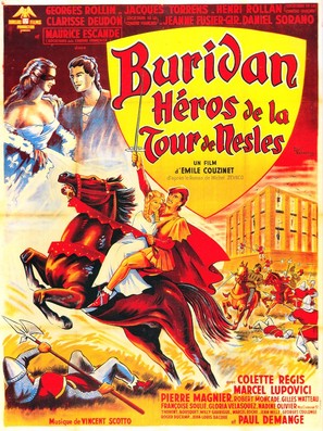 Buridan, h&eacute;ros de la tour de Nesle - French Movie Poster (thumbnail)