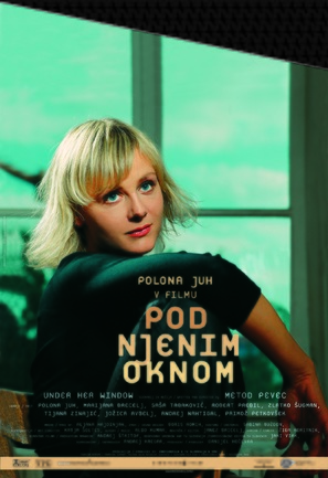 Pod njenim oknom - Slovenian poster (thumbnail)