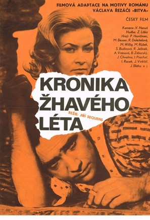 Kronika zhav&eacute;ho l&eacute;ta - Czech Movie Poster (thumbnail)