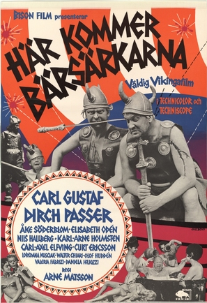 H&auml;r kommer b&auml;rs&auml;rkarna - Swedish Movie Poster (thumbnail)