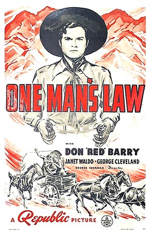 One Man&#039;s Law - Movie Poster (thumbnail)