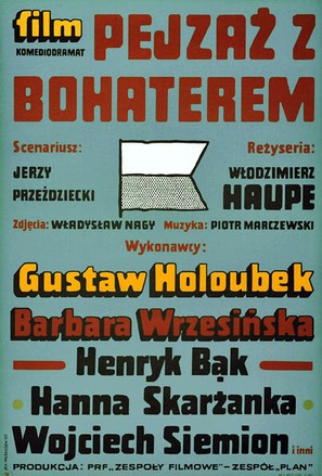 Pejzaz z bohaterem - Polish Movie Poster (thumbnail)