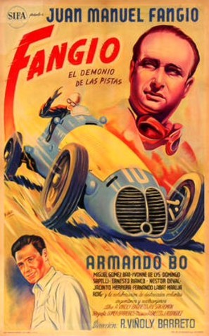 Fangio, el demonio de las pistas - Argentinian Movie Poster (thumbnail)
