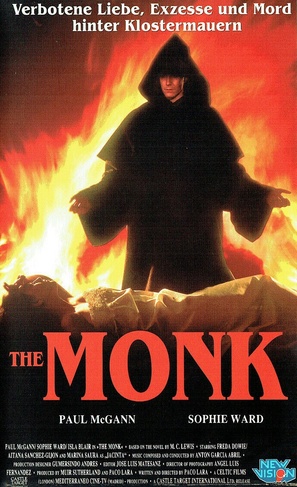 The Monk - German VHS movie cover (thumbnail)