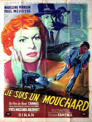 Je suis un mouchard - French Movie Poster (thumbnail)
