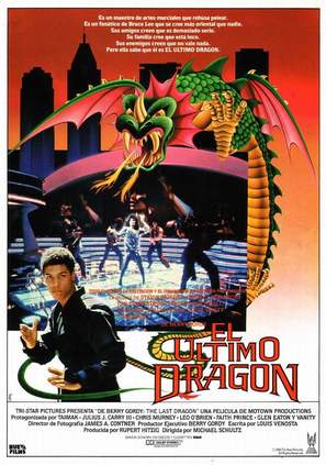 The Last Dragon - Spanish Movie Poster (thumbnail)