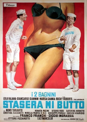 Stasera mi butto - Italian Movie Poster (thumbnail)