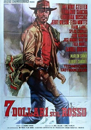 Sette dollari sul rosso - Italian Movie Poster (thumbnail)