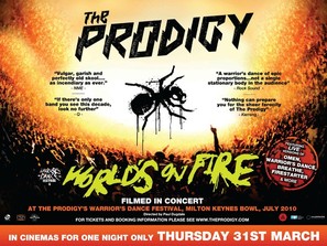 The Prodigy: World&#039;s on Fire - British Movie Poster (thumbnail)