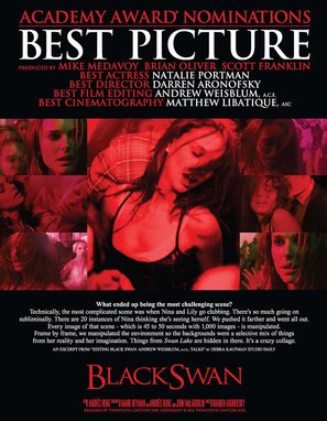 Black Swan - For your consideration movie poster (thumbnail)