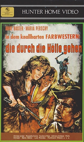 Las siete magn&iacute;ficas - German VHS movie cover (thumbnail)