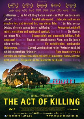 The Act of Killing - German Movie Poster (thumbnail)