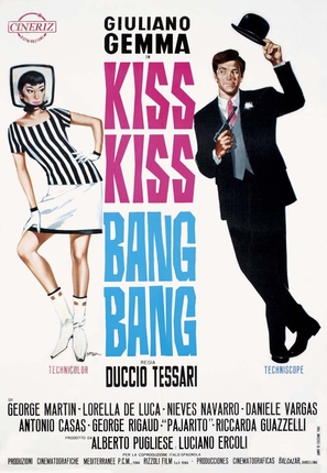 Kiss Kiss... Bang Bang - Italian Movie Poster (thumbnail)
