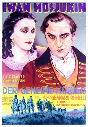 Der geheime Kurier - German Movie Poster (thumbnail)