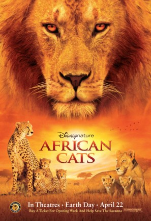 African Cats - Movie Poster (thumbnail)