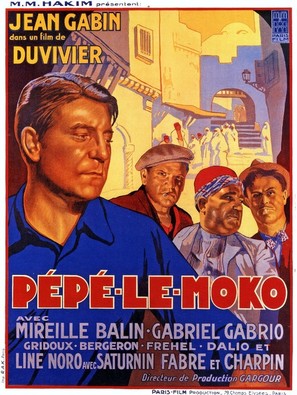 P&eacute;p&eacute; le Moko - French Movie Poster (thumbnail)