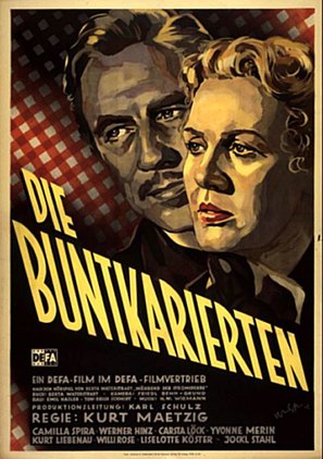 Buntkarierten, Die - German Movie Poster (thumbnail)