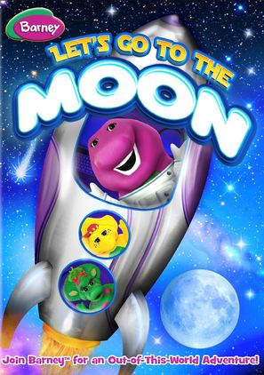 Barney: Let&#039;s Go to the Moon - DVD movie cover (thumbnail)