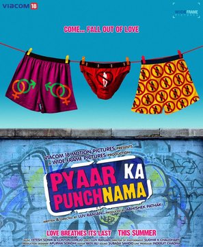 Pyaar Ka Punchnama - Indian Movie Poster (thumbnail)