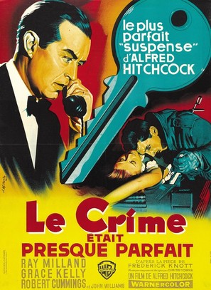 Dial M for Murder - French Movie Poster (thumbnail)