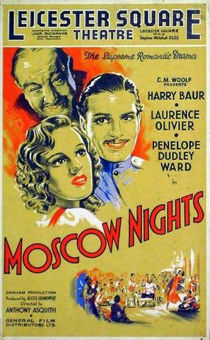 Moscow Nights - British Movie Poster (thumbnail)