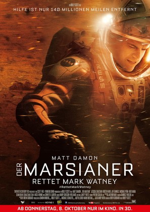 The Martian - German Movie Poster (thumbnail)