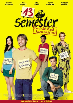 13 Semester - German Movie Poster (thumbnail)