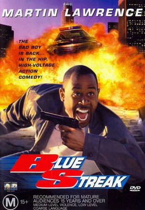Blue Streak - Australian DVD movie cover (thumbnail)