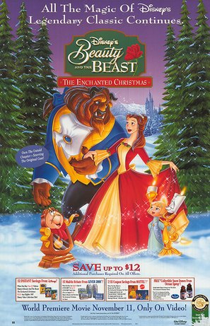 Beauty and the Beast: The Enchanted Christmas - Video release movie poster (thumbnail)