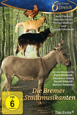 De Bremer stadsmuzikanten - German DVD movie cover (thumbnail)